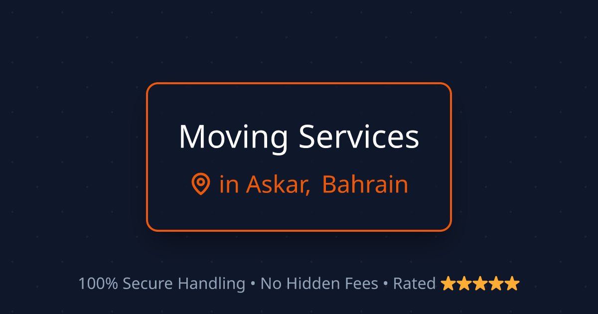 House Shifting in Askar