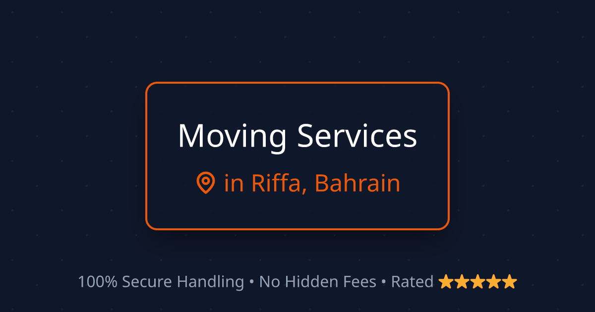 House Shifting in Riffa